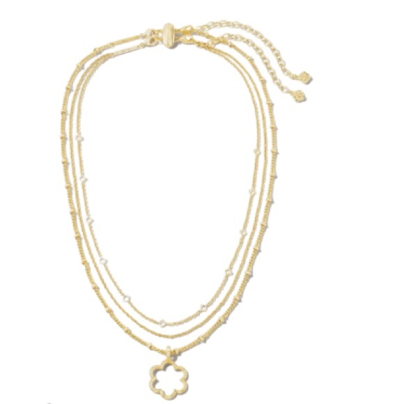 Kendra Scott Susie Convertible Multi Strand Necklace in Gold - Picture 2 of 7